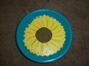 Sunflower Pot Plate