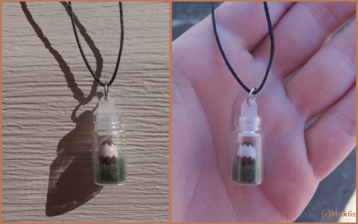 Pokemon Eevee Egg Vial Necklace