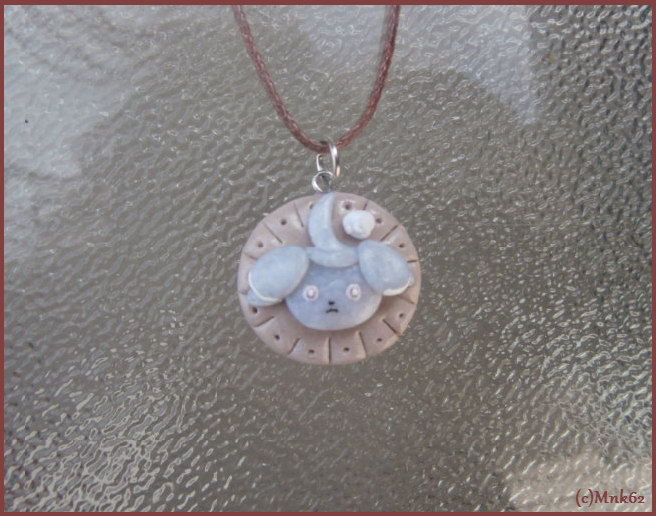 Pokemon Espurr Biscuit Necklace