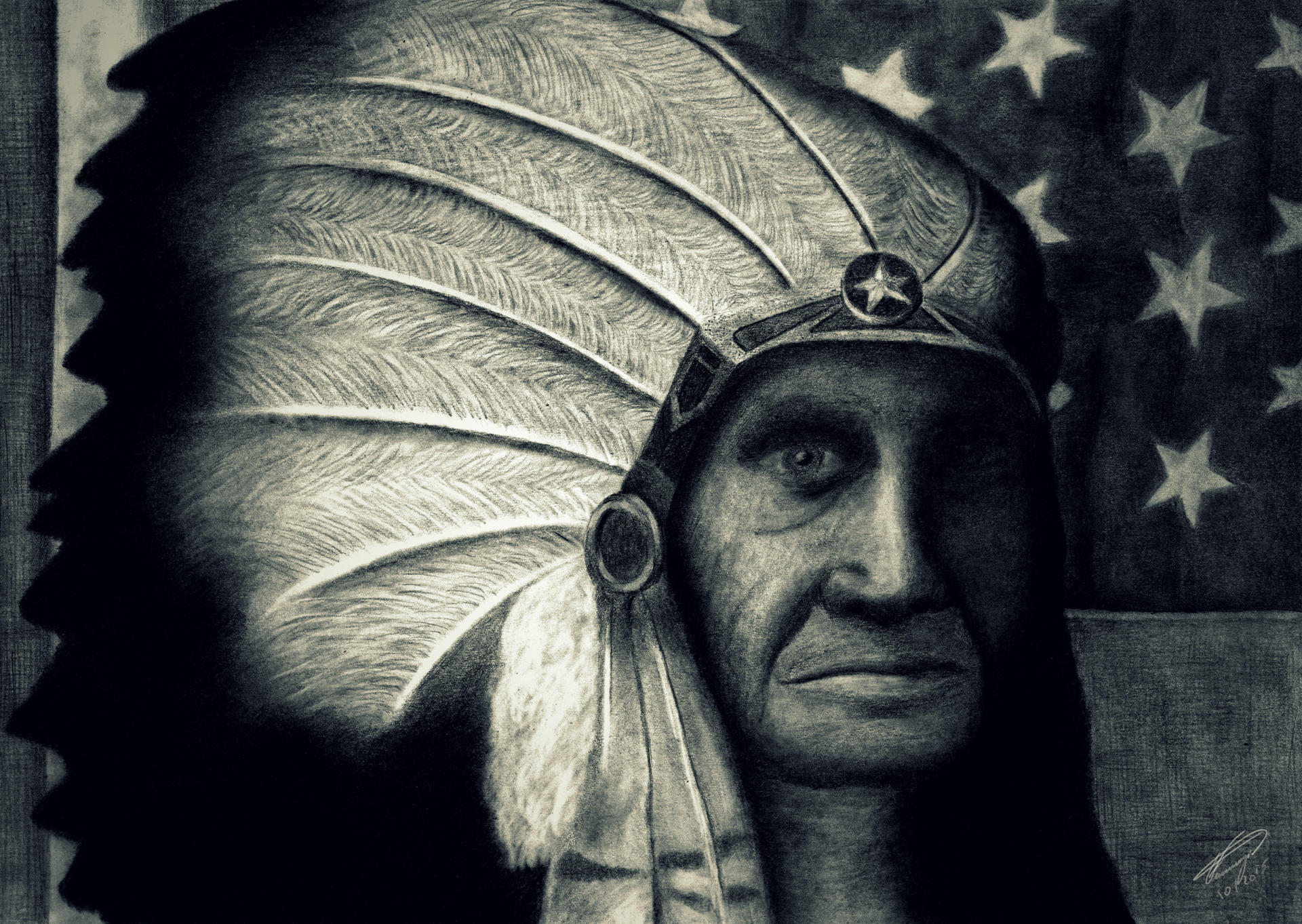Red Indiand Red Indian by efartwork on DeviantArt