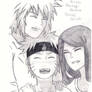 Minato, Naruto, Kushina - Uzumaki Family