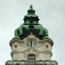 City hall Gyor, looking up