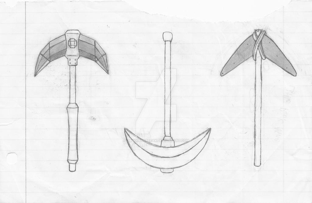 Pickaxe Form Pickaxe Designs by ObsidianStreak on DeviantArt