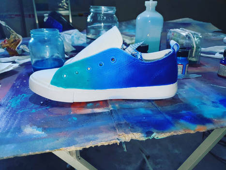 painting shoes