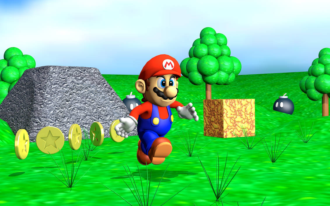 Super Mario 64 SGI Render by MrRexDinosaur on DeviantArt