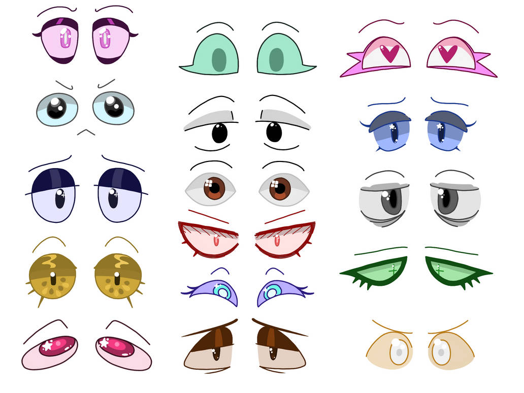 Eye Designs 1 by FantasyHobo on DeviantArt