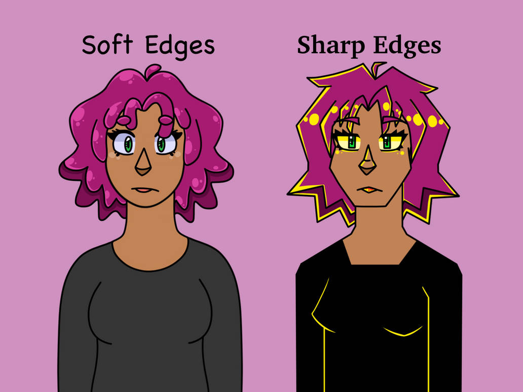 Soft VS Sharp by FantasyHobo on DeviantArt
