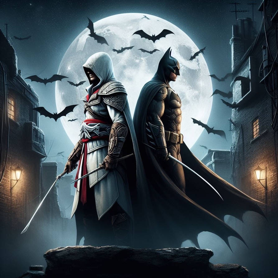 Assasin Batman Assassins Creed And Batman by steveo-hart on DeviantArt
