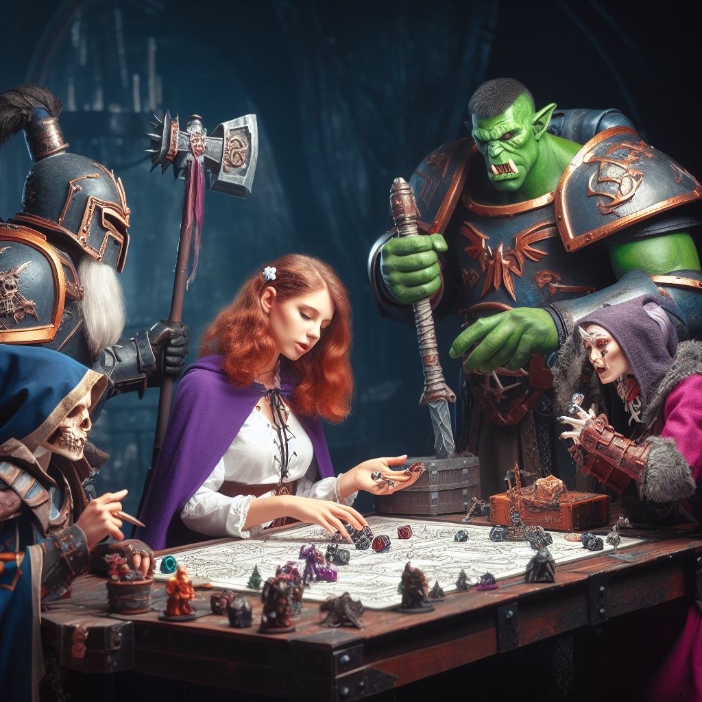 Fantasy Characters Playing D+D 8 by steveo-hart on DeviantArt