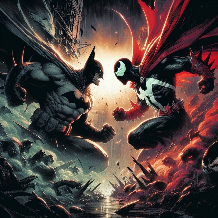 Spawn Vs. In Spawn Vs Batman by steveo-hart on DeviantArt