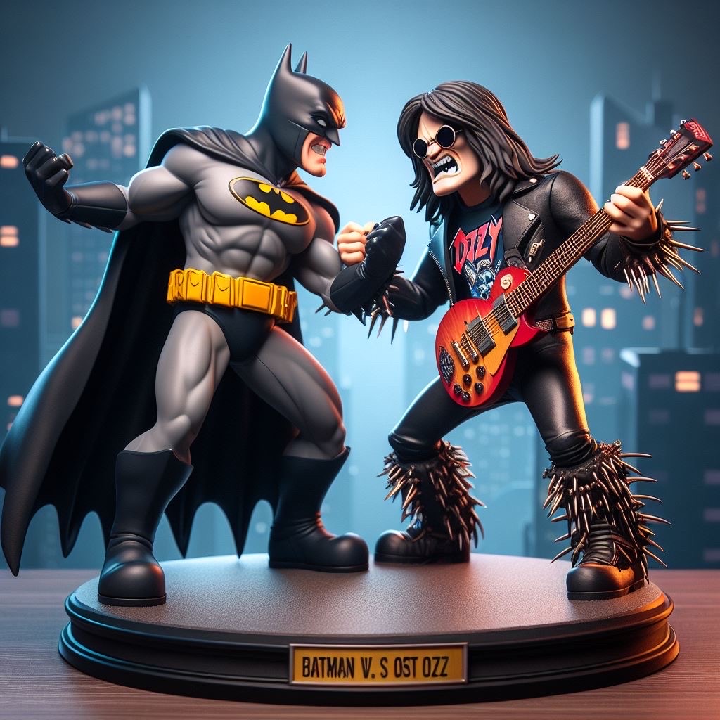 Batman Vs Ozzy Osbourne 2 by steveohart on DeviantArt