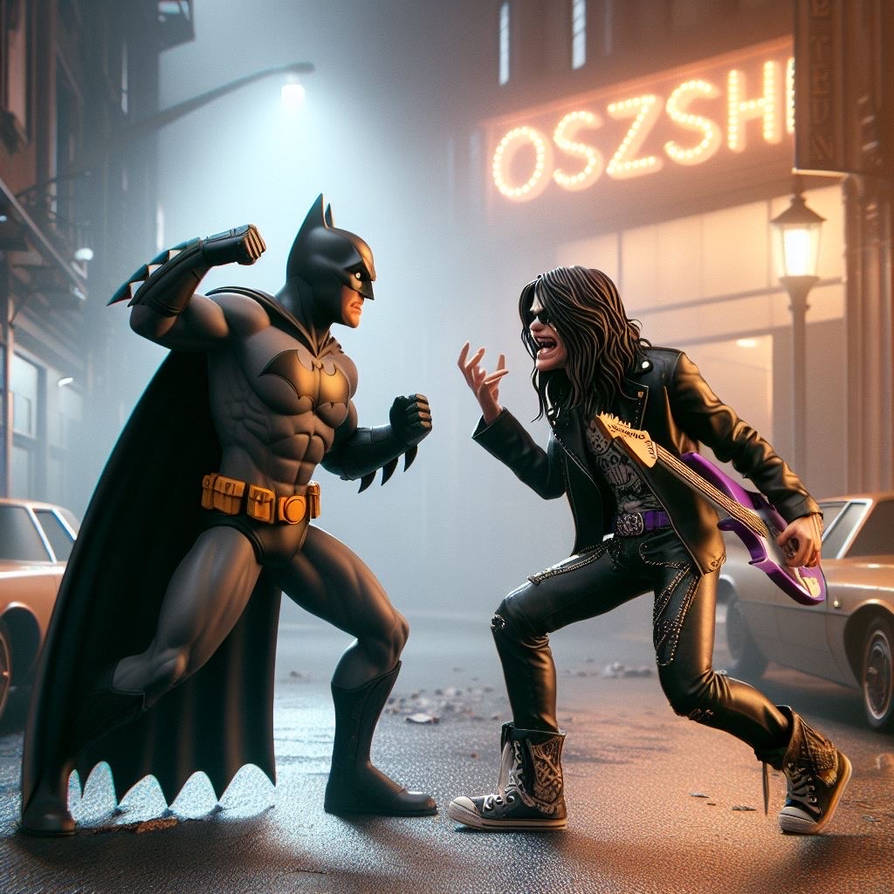Batman Vs Ozzy Osbourne 5 by steveohart on DeviantArt