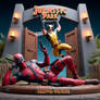 Gates Of Jurassic Park - Deadpool  Wolverine 