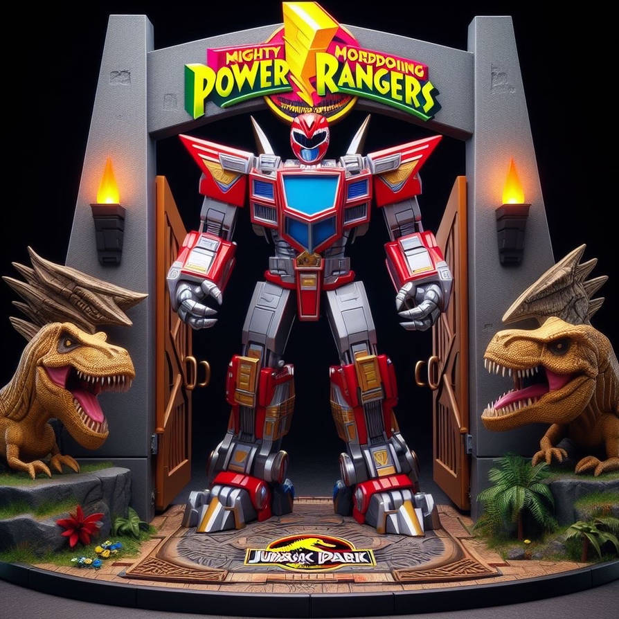Gates Of Jurassic Park - Power Rangers by steveo-hart on DeviantArt