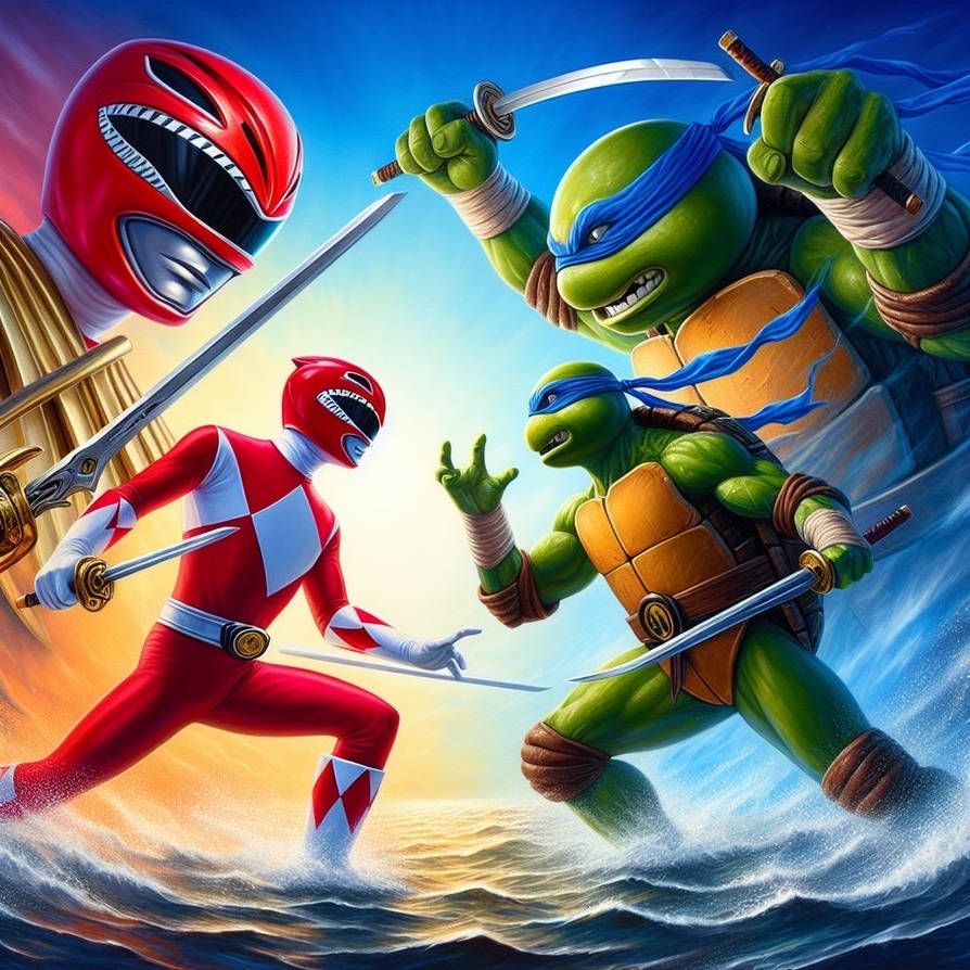 Power Ranger Vs Teenage Mutant Ninja Turtles 4 by steveo-hart on DeviantArt