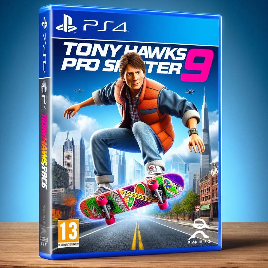 Thps Poster Cover Mashups - THPS Vs Back To The Future by steveo-hart on DeviantArt