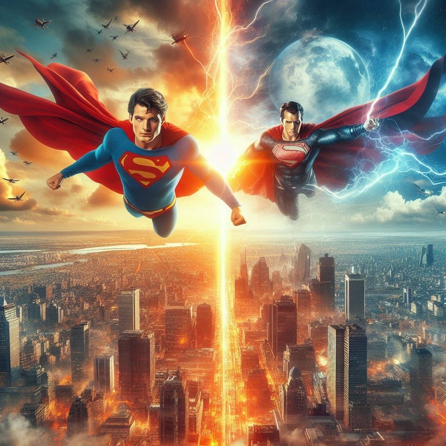 Superman Reeve Defeated Superman (Reeves) Vs Superman (Cavill) 2 by steveo-hart on DeviantArt