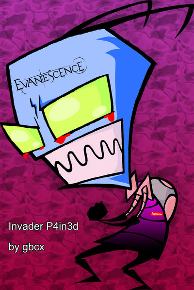Invader Zim OC Invader P4in3d by gbcx on DeviantArt Invader Zim OC Invader P4in3d by gbcx on DeviantArt