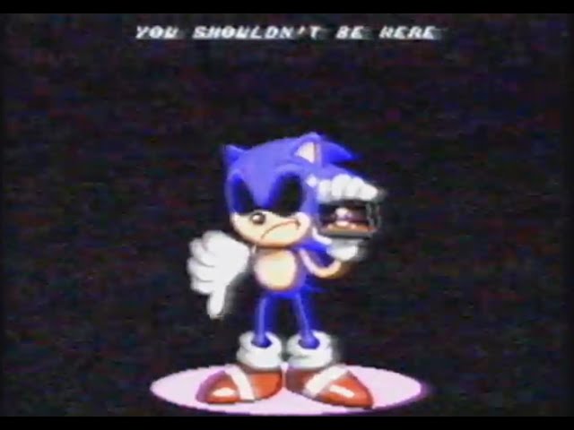 Sonic The Hedgehog Anti-Piracy Screen