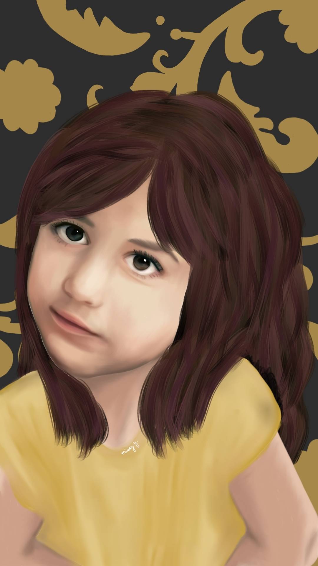 Portrait of an 10 year old girl by DeviousToc on DeviantArt