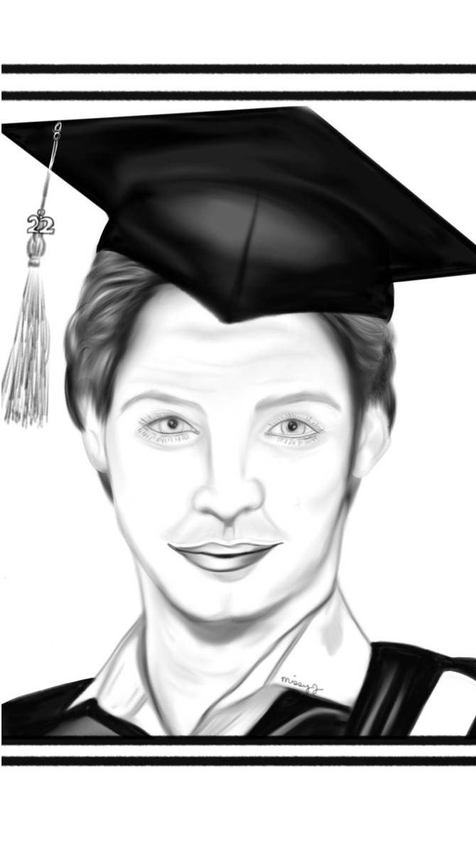 Graduation Sketch by MissyJS on DeviantArt