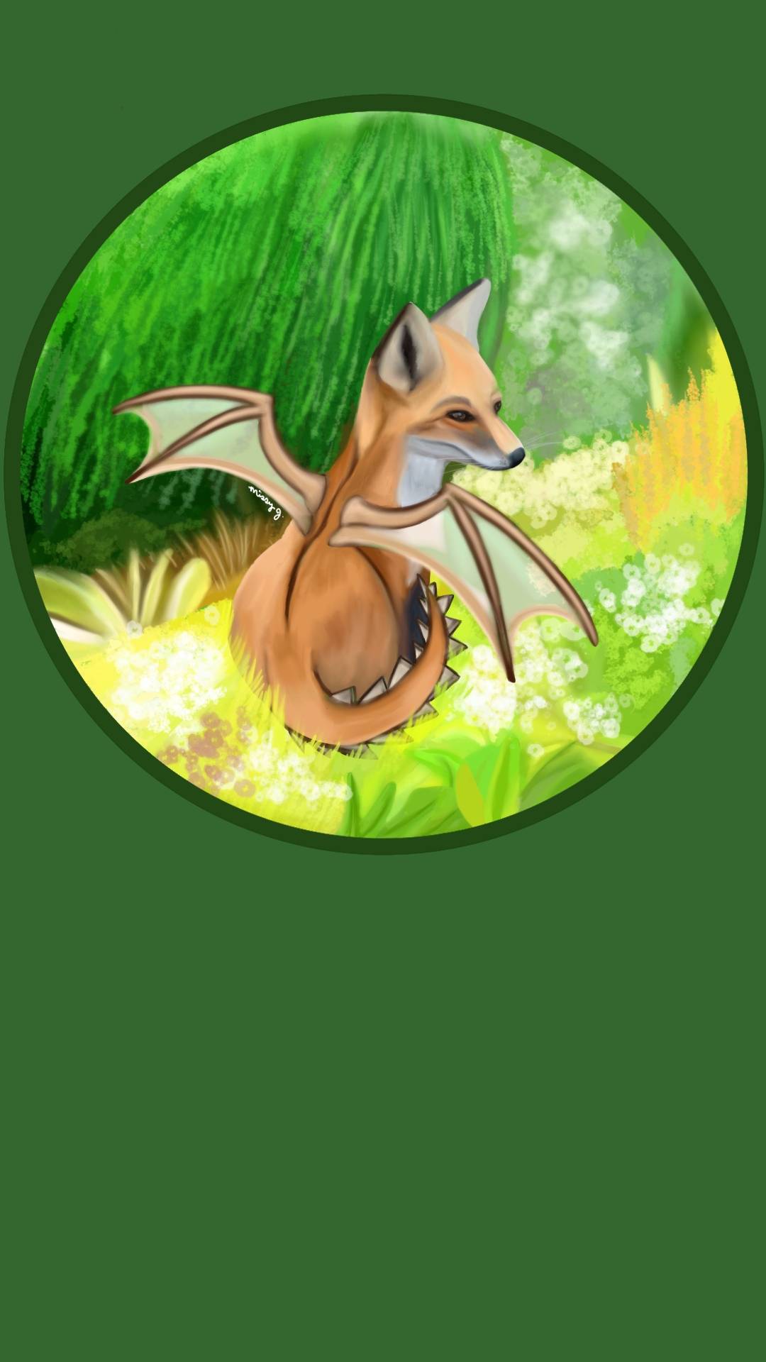 Fox Dragon Deviantart Foxgon (Fox And Dragon) by MissyJS on DeviantArt