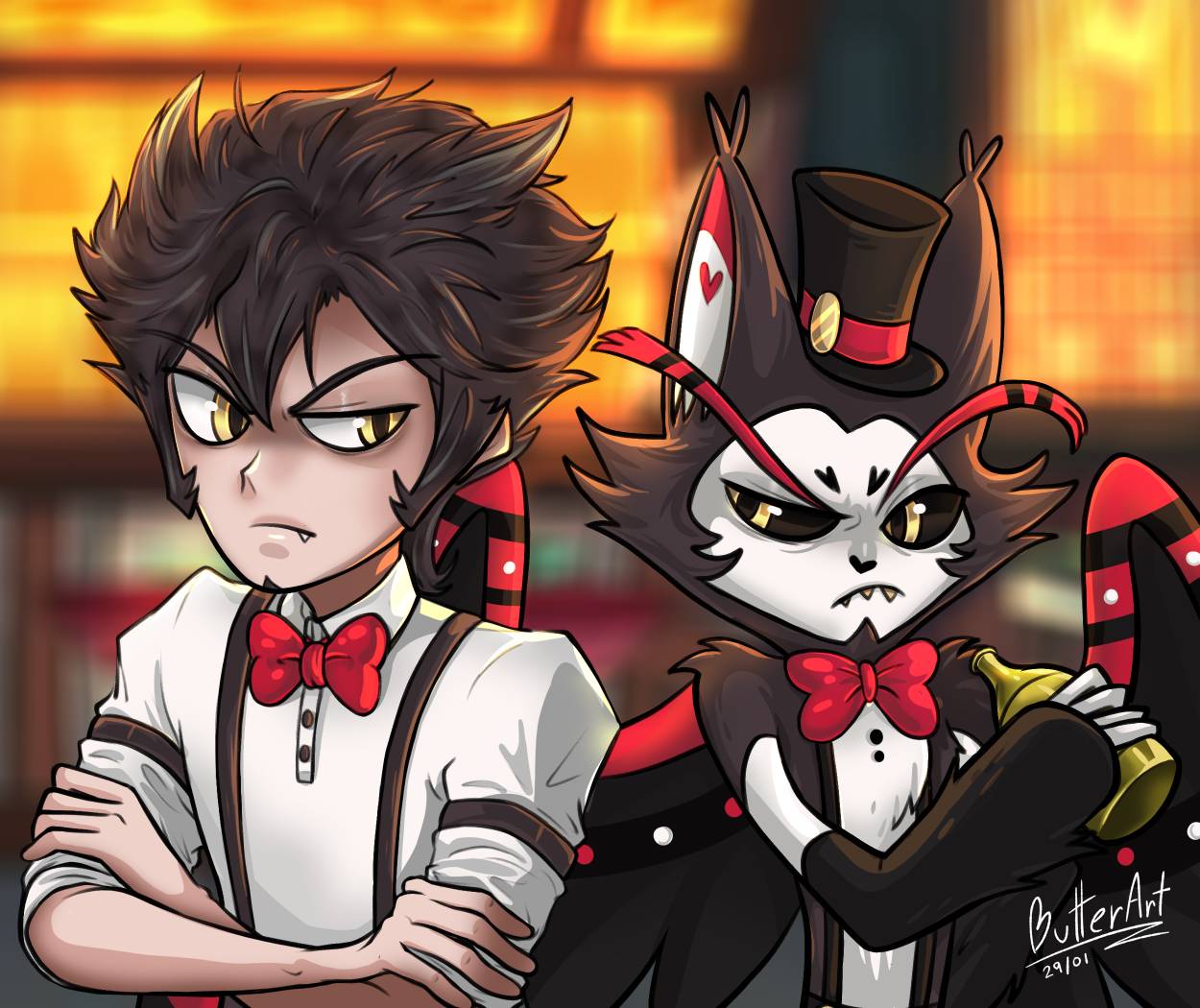 Hazbin hotel Husk by ButterART6 on DeviantArt