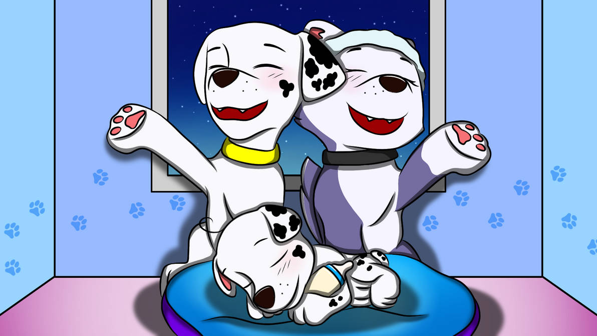 Paw Patrol Marshall and Everest When They Married by biuchoco on DeviantArt