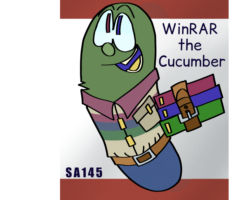 Winrar The Cucumber Veggietales Oc By Shyangel145 On Deviantart