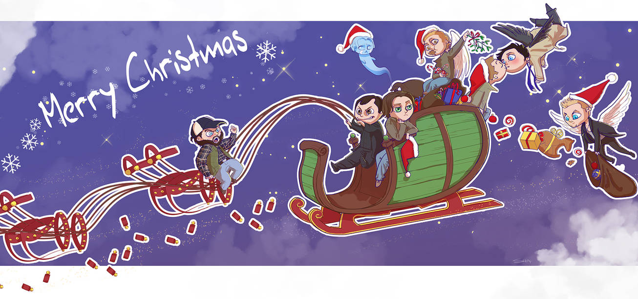 Christmas Ride by P-JoArt