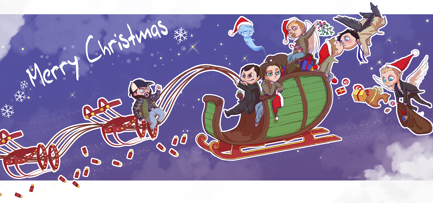 Christmas Ride by P-JoArt