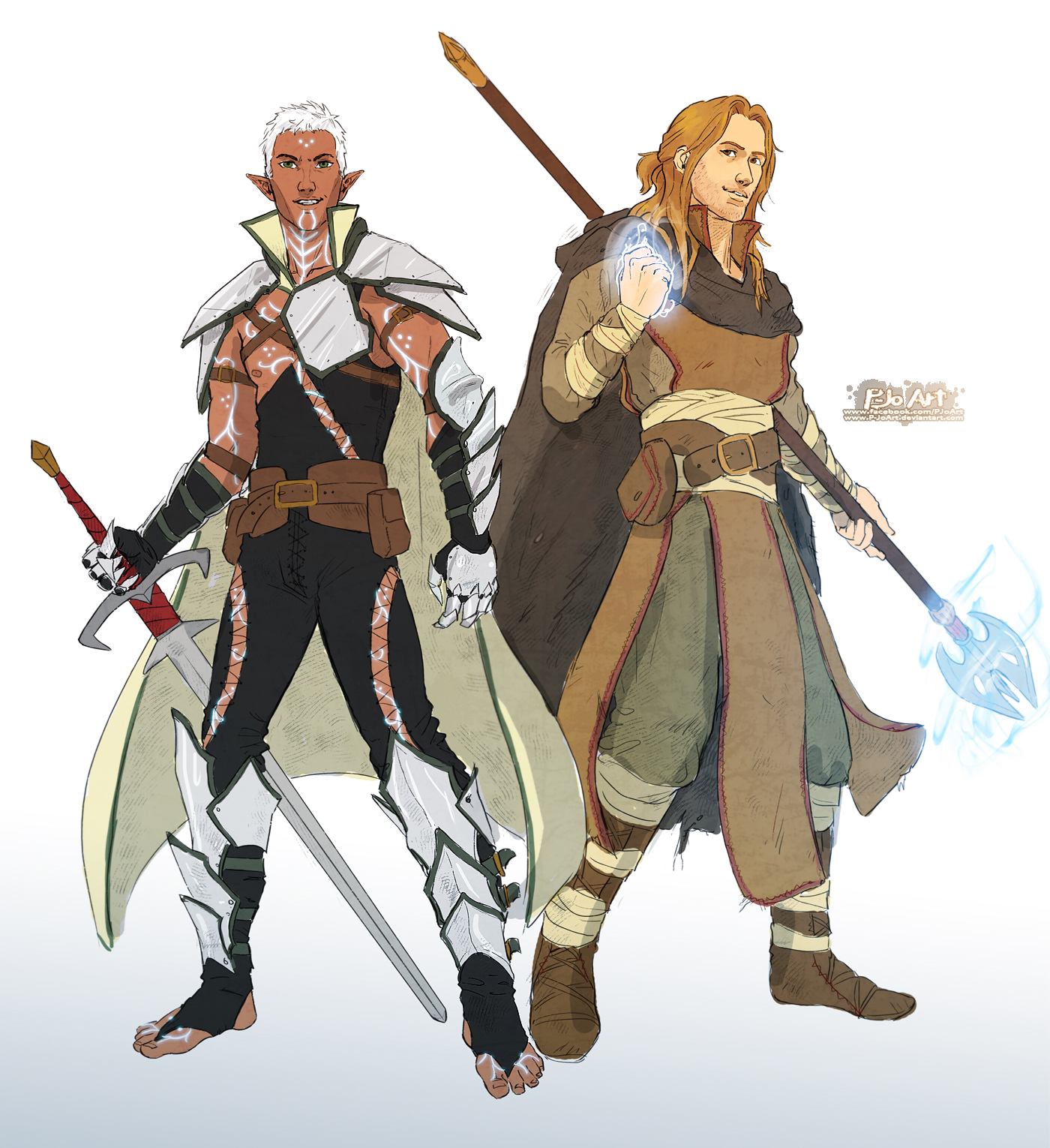 Anders and Fenris - redesign