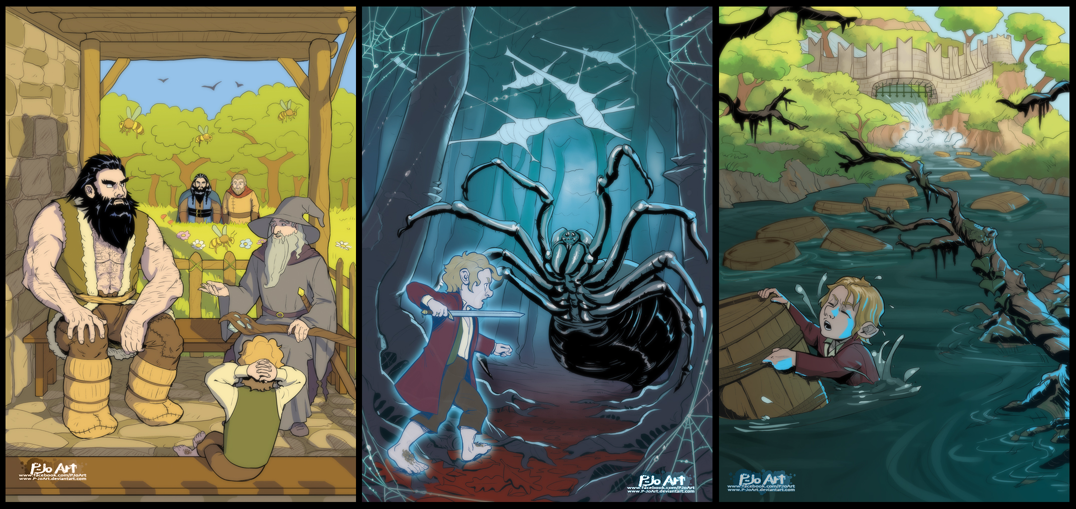 The Hobbit - Chapters 1-2-3 by P-JoArt on DeviantArt