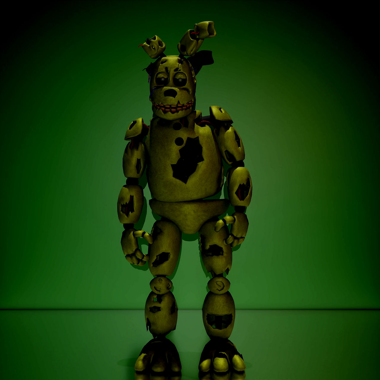 Blockbears Spring Trap SmokeTheBear Springtrap Blender Release by RealLoopyTrap on DeviantArt