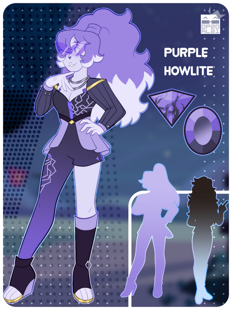 Purple Howlite by 0-P-A-L on DeviantArt