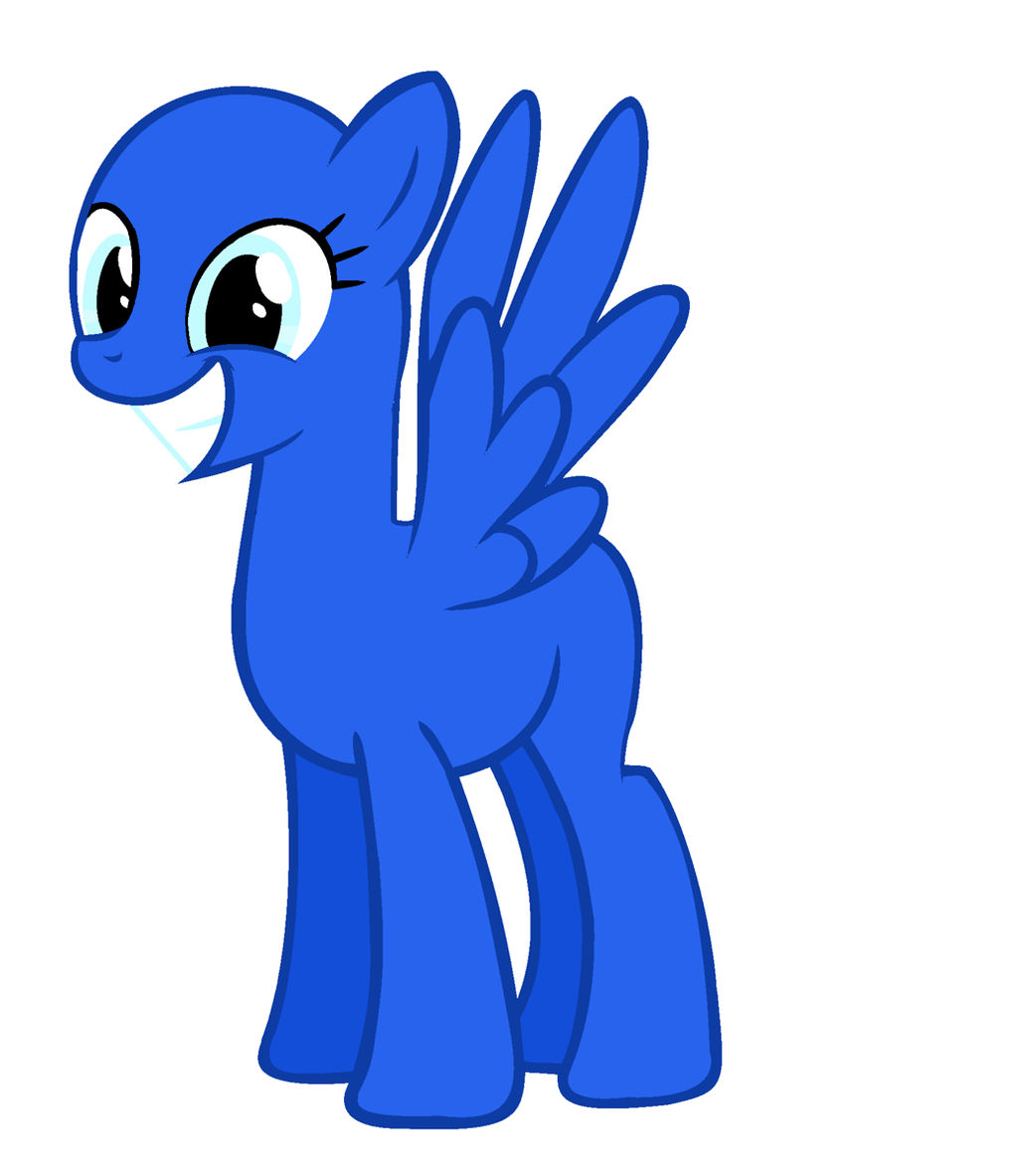 Pegasus Pony base #3 by StudioArtBases on DeviantArt