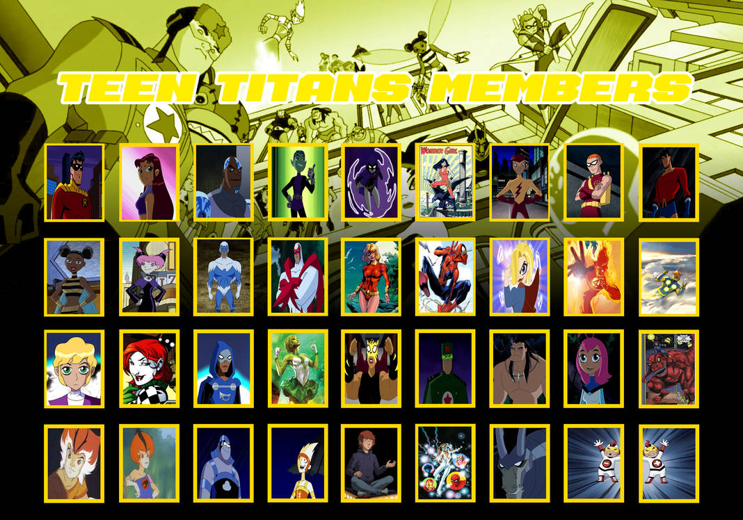 70 Characters Roster Genesis-Verse: Teen Titans 70s roster by Mrdtd1 on DeviantArt