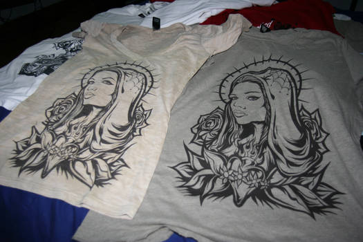 Virgin Mary Tattoo Shirt