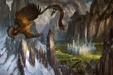 Huor and Hurin Approaching Gondolin