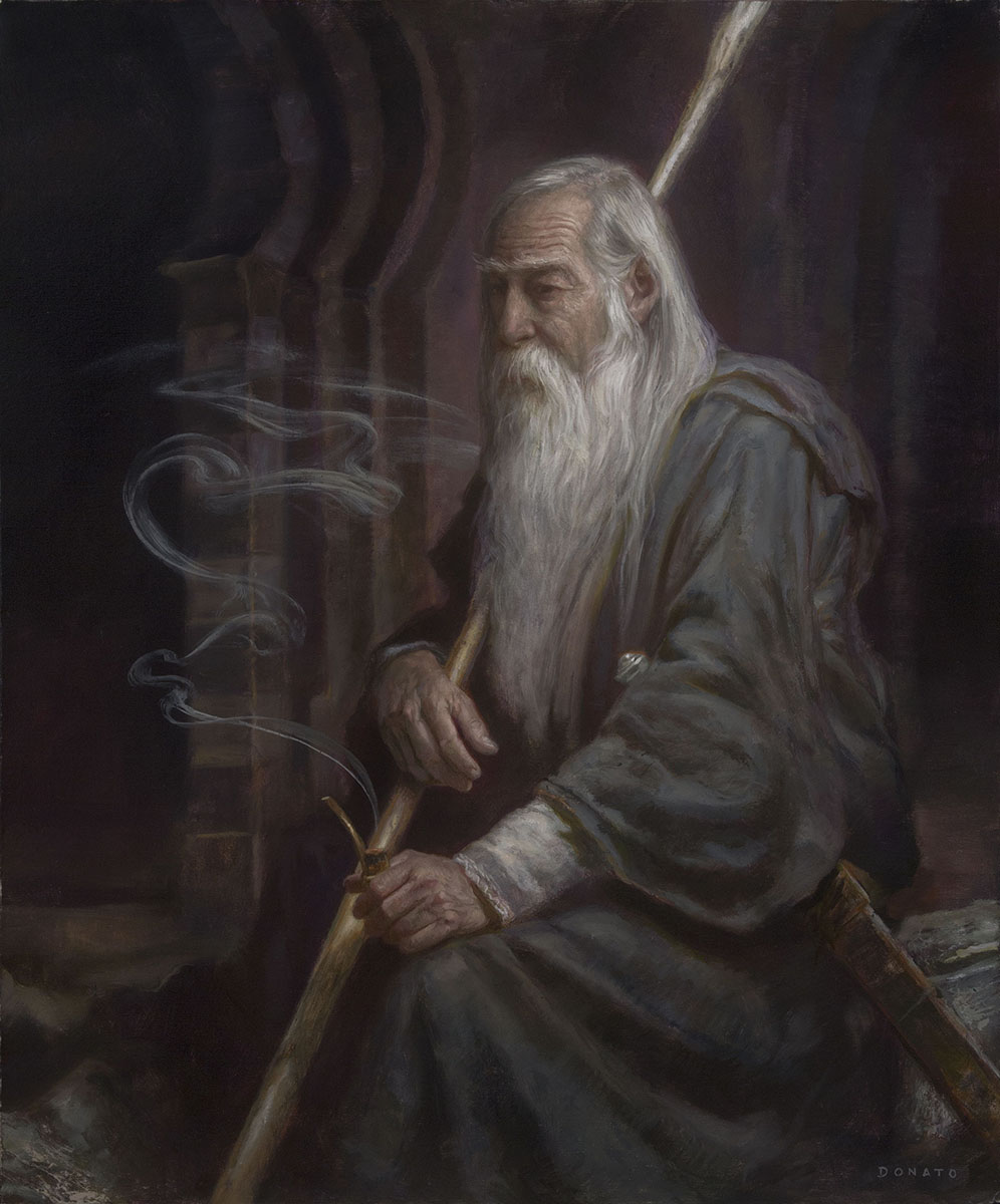 Gandalf in Moria- The Three Doorways