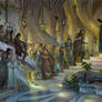 Beren and Luthien in the Court of Thingol + Melian
