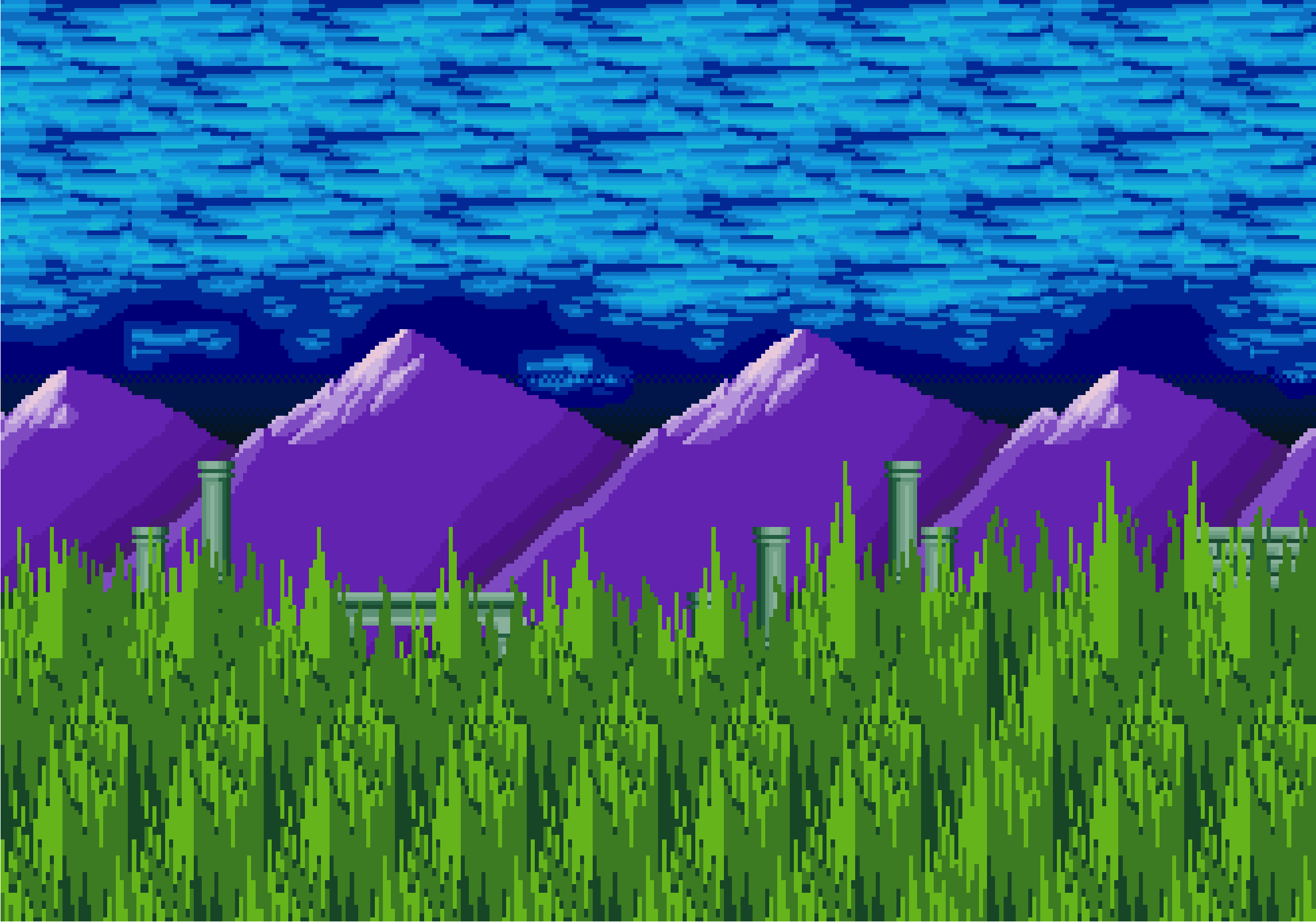 Green hill zone background by sonicmechaomega999 on DeviantArt