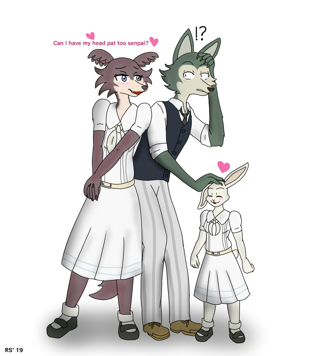 Legosi X Juno X Haru by AlexanderSie on DeviantArt