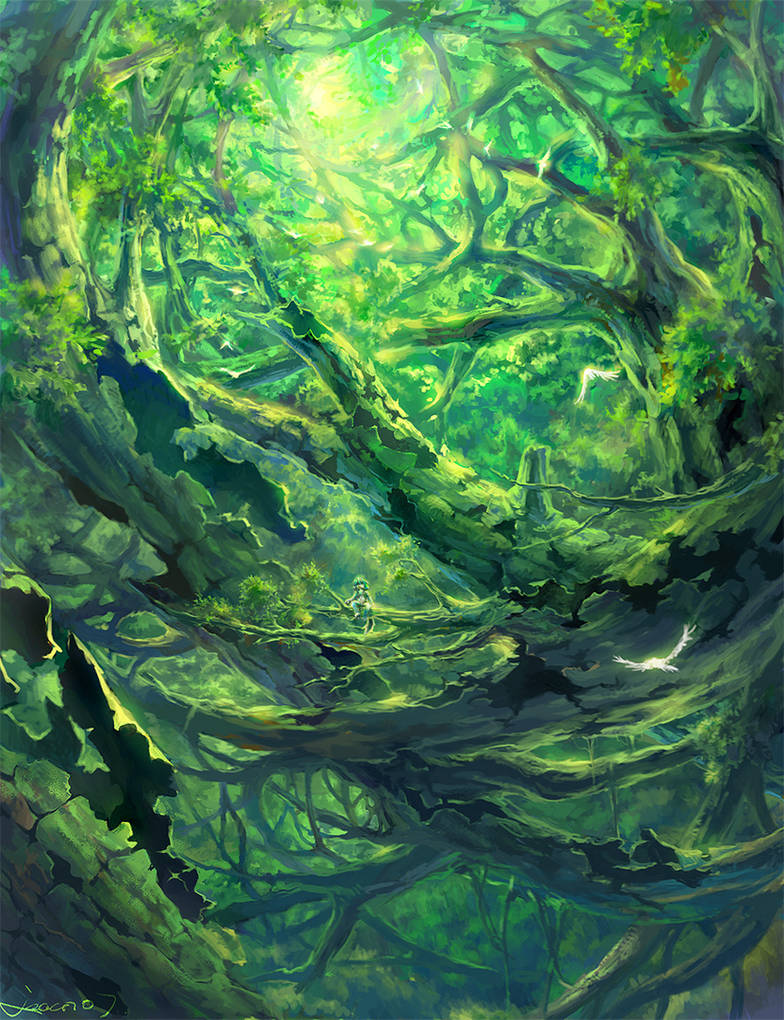 Forest by jeacn on DeviantArt