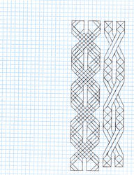 Patterned Double Helixes