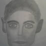 a portrait of Frank Kafka it was a school project