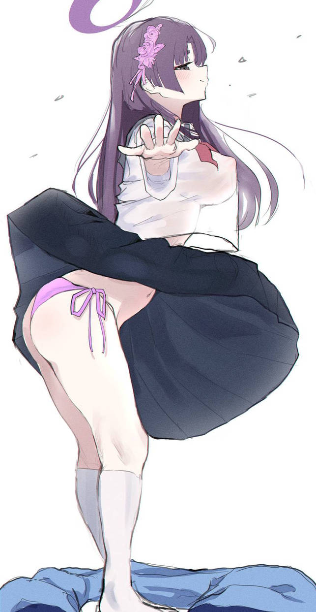 schoolgirl windy upskirt Windy upskirt school girl large breast by Fumikagee on DeviantArt