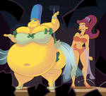 Marge And Princess by TubbyToon
