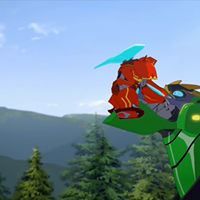 Buzzstrike on Grimlock's head by LadyMountainDewDTK on DeviantArt