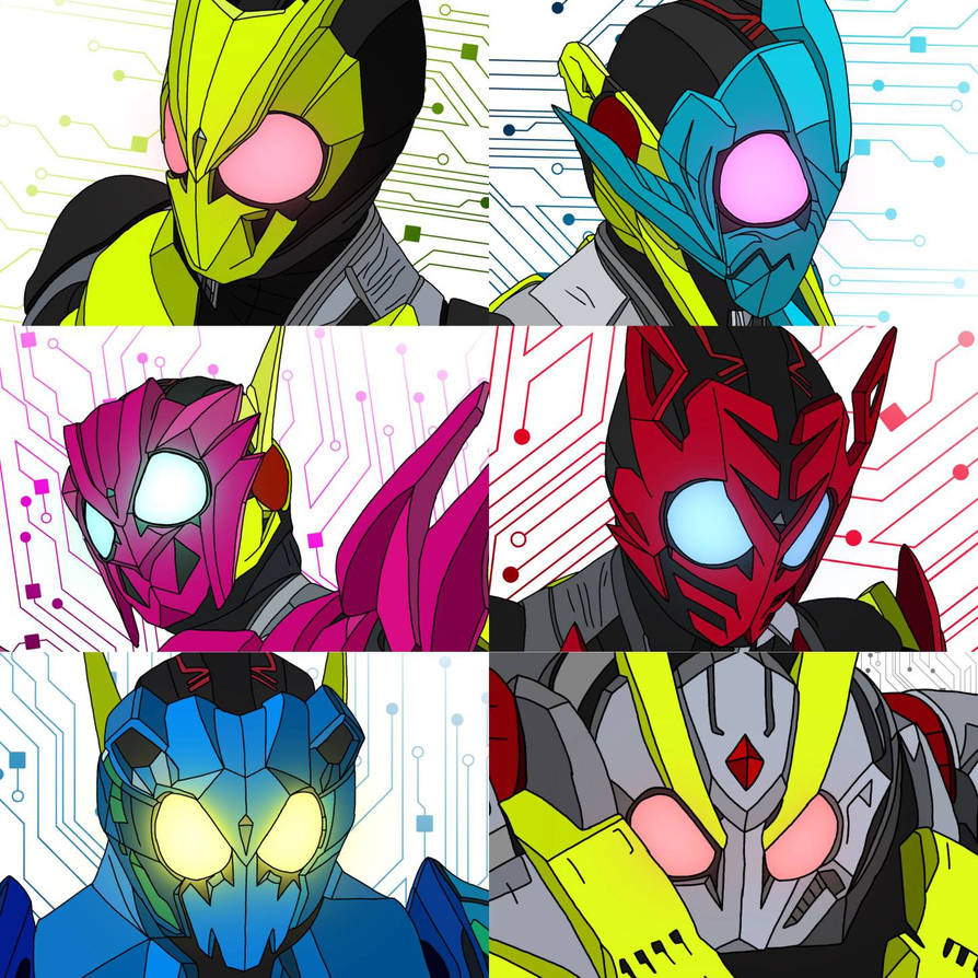Kamen rider zero one forms by acemarlowe14 on DeviantArt